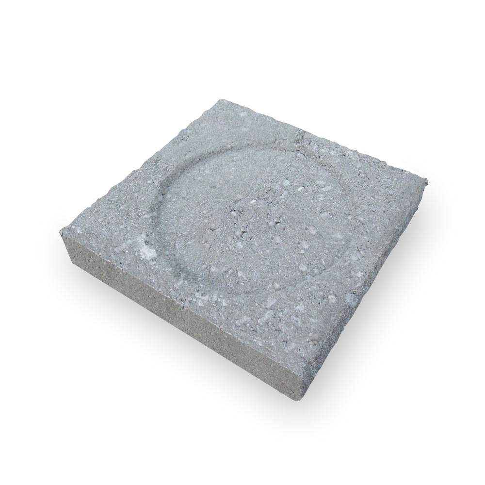 Dalle support de plot gris 25x25x4.7cm